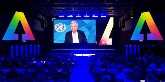 Guterres, yapay zekan�n kurallar�n yeti�ebilece�inden daha h�zl� geli�ti�i uyar�s�nda bulundu