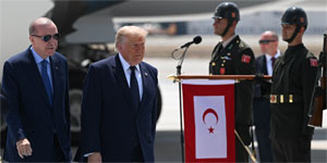 ABD Ba�kan� Trump Ankara’da… Trump'�, Erdo�an kar��lad�