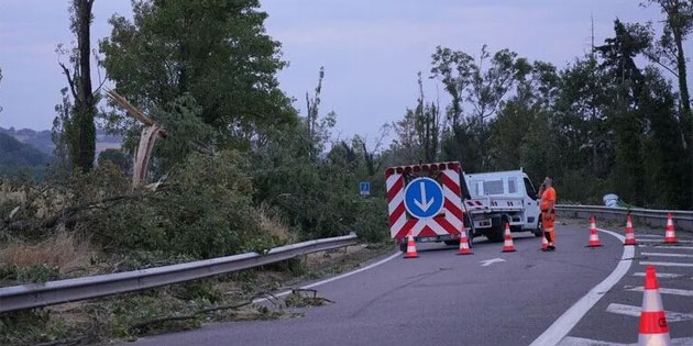 Fransa'da f�rt�na nedeniyle yakla��k 2 bin 200 hane elektriksiz kald�