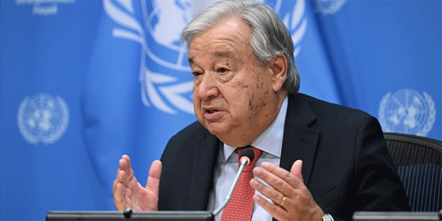 BM Genel Sekreteri Guterres, BM bar�� g�c� askerinin L�bnan'daki sald�r�larda �ld�r�lmesini k�nad�