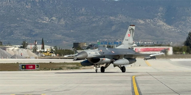RUMLAR KKTC’DEK� F-16’LARLA �LG�L� SESS�Z KALAN AB’YE TEPK� G�STERD� 