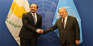 Hristodulidis New York'ta Guterres ile g�r��t�