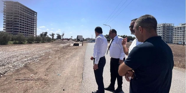 Gaziveren sahil yolu yeniden alyor