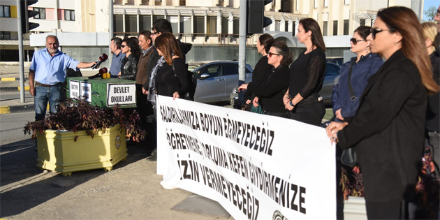 KTOES, Babakanlk klarnda eylem yapt