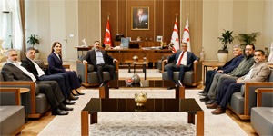 Erhrman, KEF heyetini kabul etti