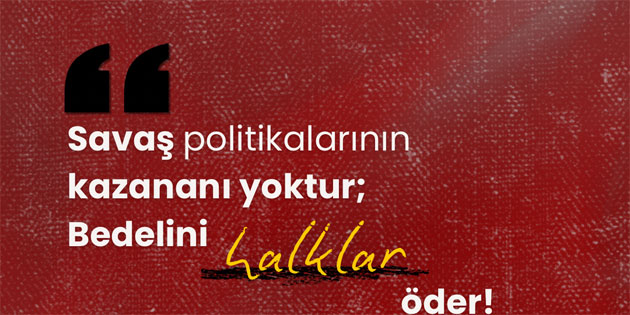 Sol Hareket, askeri sald�r�lar�n durdurulmas�n�, diplomatik kanallar�n g��lendirilmesini talep etti