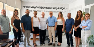 Bay-Sen Gazeteciler Birli�i’ni ziyaret etti