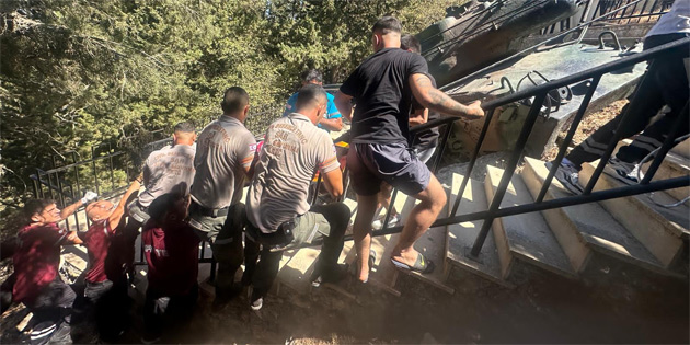 St. Hilarion blgesinde arala uuruma den src kurtarld