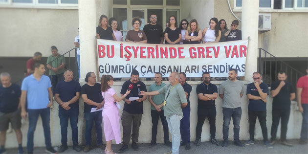 G��-SEN, Gazima�usa Liman�’nda iki saatlik uyar� grevi yapt�