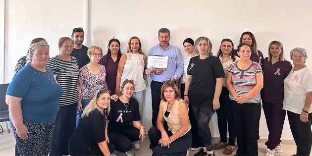 Lefke’de “meme kanserinde erken tehis” konulu seminer