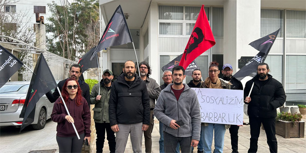 Ba��ms�zl�k Yolu, ABD Temsilcili�i �n�nde eylem yapt�