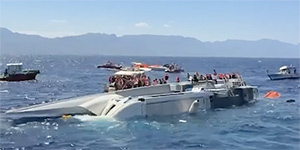 Gemi kazas�nda kaybolanlara y�nelik arama �al��malar� kapsam�nda bir naa�a daha ula��ld�