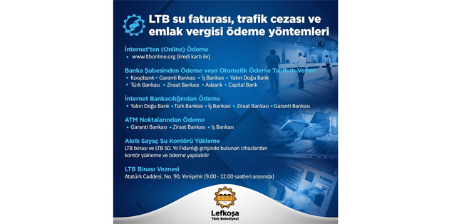 LTB’den yurttalara farkl deme yntemi seenekleri 