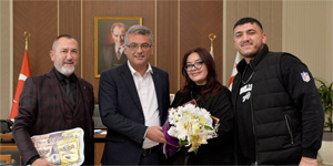 CIOFF Kuzey K�br�s, Cumhurba�kan� Erh�rman’� ziyaret etti<