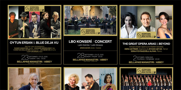 Uluslararas Kuzey Kbrs Mzik Festivali 23 Eyll’de balyor