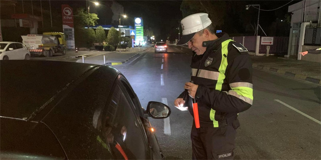 lke genelindeki trafik denetimlerinde 16 alkoll src rapor edildi
