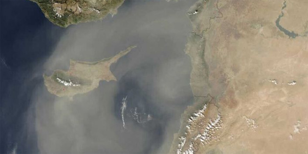 Meteoroloji Dairesi, tozlu havann sreceini aklad