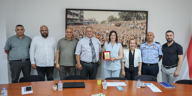 K�br�s T�rk Polis Mensuplar� Derne�i, CTP’yi ziyaret etti