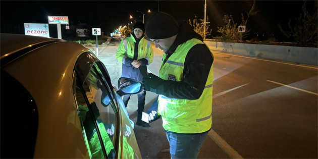 �� il�ede e� zamanl� asayi� ve trafik denetimleri yap�ld�