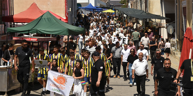 Lefke'de Ceviz Festivali yap�ld�