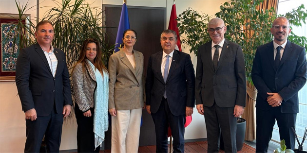 Kbrs Trk Sanayi Odas Brksel’de temaslarda bulundu