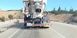 Yola beton d�ken s�r�c�ye ceza