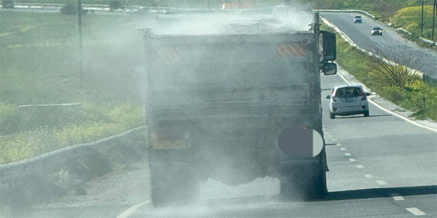 S�r�� g�venli�ini tehlikeye atan kamyon �of�r�ne polisten ceza