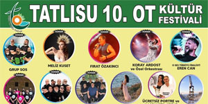 Tatl�su 10. Ot K�lt�r Festivali 12 Nisan Pazar g�n� yap�lacak<