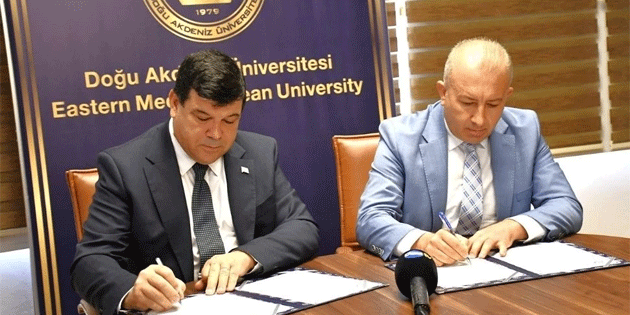 DA ile Eitim-Bir-Sen KKTC Temsilcilii arasnda burs ve eitim i birlii protokol imzaland