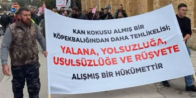 Hayvan �reticileri eylemde