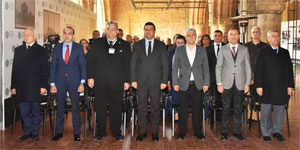 Lefko�a Bedesten'de K�br�s’ta Ahili�in ele al�nd��� �al��tay yap�ld�