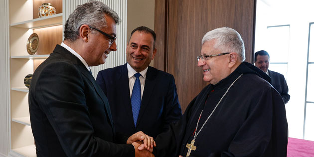 Cumhurba�kan� Erh�rman, Maronit toplumu temsilcisi Moussa ve Ba�piskopos Sfeir ile g�r��t�