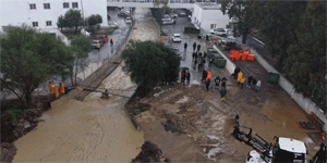 Bakanlar Nalbanto�lu’nda ta�k�n riskine kar�� incelemede