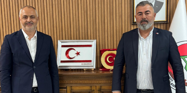 Beyarmudu Belediye Bakan Bebek Andrn Belediye bakann ziyaret etti