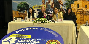 Kahve Dnyas Lefkoa Maratonu nedeniyle Ak Pazar, cumartesi gn kurulacak
