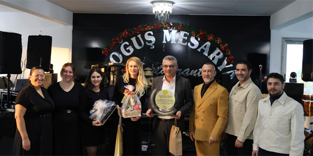 K�br�s T�rk Halk Danslar� Federasyonu, Geleneksel Yeni Y�l Kokteyli ve Ya�am Boyu Hizmet �d�l T�reni d�zenledi