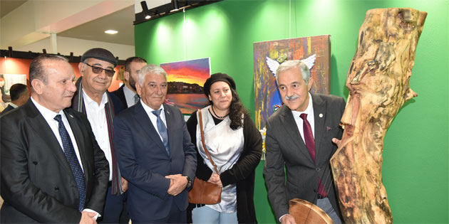 “Uluslararas� Ah�ap Heykel Sempozyumu Sergisi” Tatl�su’da a��ld�