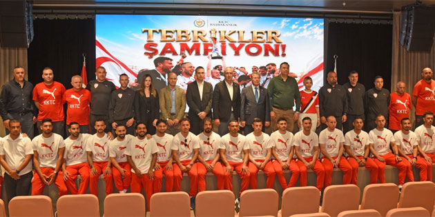 �stel, CONIFA EURO 2026 �ampiyonu KKTC A Milli Futbol Tak�m�’n� kabul etti
