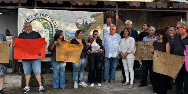 Lefke �evre ve Tan�tma Derne�i'nden eylem