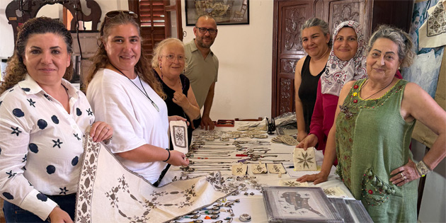 �� Kad�nlar� Derne�i heyeti Lefkara Evi’ni ziyaret etti