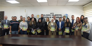 �� Sa�l��� ve G�venli�i Uzmanl�k Sertifikalar� t�renle verildi