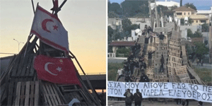 Paskalya etkinliklerinde bayrak yakma g�r�nt�lerine tepki<