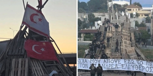 Paskalya etkinliklerinde bayrak yakma g�r�nt�lerine tepki