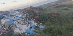 Lefke �evre ve Ekoloji Derne�i, Cengizk�y'de moloz d�k�len alanla ilgili yetkilileri g�reve �a��rd�<