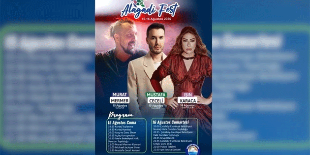 Alagadi Fest 15-16 Austos’ta mzik ve dansla sahili enlendirecek