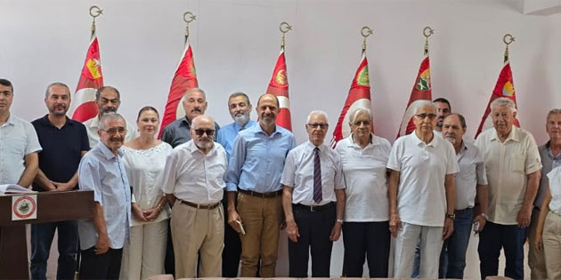 Halk�n Partisi heyeti TMT M�cahitler Derne�i’ni ziyaret etti