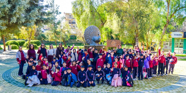 Gazi-Canbulat �lkokulu ��rencileri �a�layan Park�’nda fidan dikti