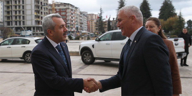 Amcao�lu, Rize Valisi Bayda�'� ziyaret etti