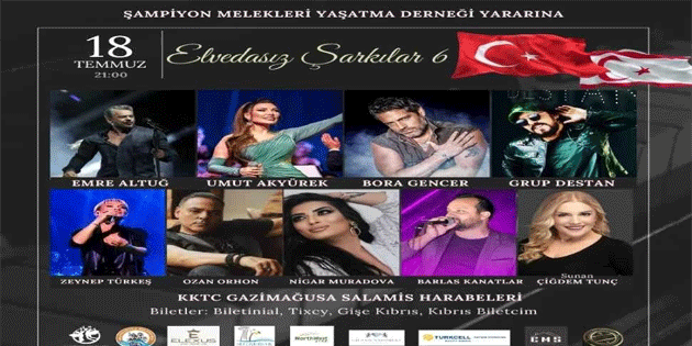 ampiyon Melekler ansna konser