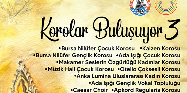 'Korolar Bulu�uyor 3', cuma ak�am� Nam�k Kemal Meydan�'nda m�zikseverlerle bulu�acak